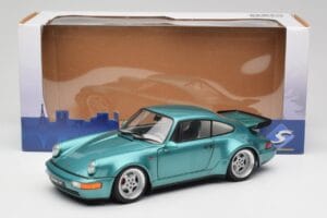 Porsche 911 964 Turbo Wimbledon Green Metallic Solido 1:18 S1803407 Metall - pilt 8/8