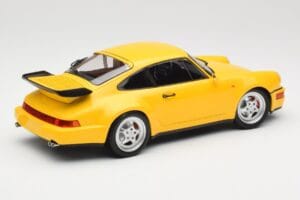 Porsche 911 964 Turbo Kollane Minichamps 1:18 155069100 Metall - pilt 2/6