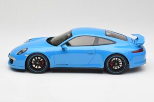 Porsche 911 991 Carrera 4S Aerokit Sinine GT Spirit 1:18 GT085 Vaik - pilt 3/6