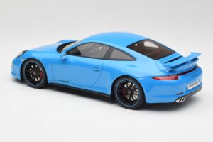Porsche 911 991 Carrera 4S Aerokit Sinine GT Spirit 1:18 GT085 Vaik - pilt 5/6