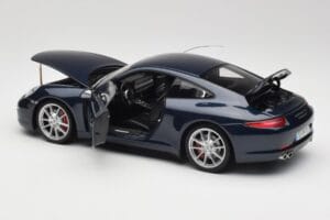 Porsche 911 991 Carrera S Blue Metallic Minichamps 1:18 WAP0210200C Metall - pilt 5/8