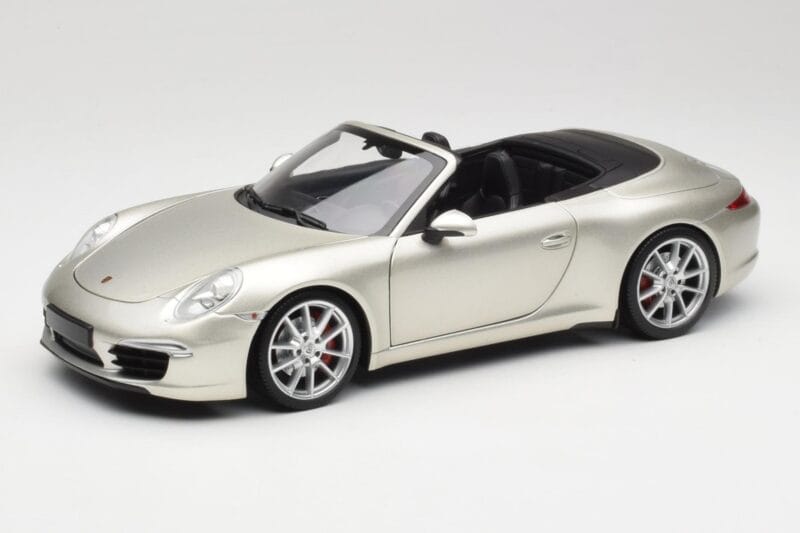 Porsche 911 991 Carrera S Kabriolett GT Hõbedane Metallik Minichamps 1:18 100061030 Metall