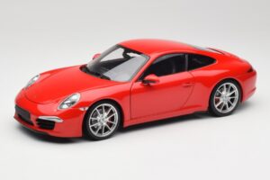 Porsche 911 991 Carrera S Guards Punane Minichamps 1:18 100061020 Metall