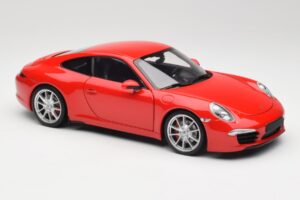 Porsche 911 991 Carrera S Guards Punane Minichamps 1:18 100061020 Metall - pilt 6/8