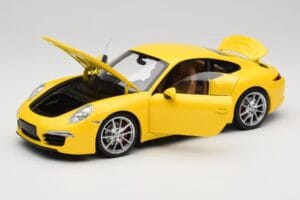 Porsche 911 991 Carrera S Racing Yellow Minichamps 1:18 100061021 Metall - pilt 2/8