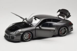 Porsche 911 991 GT3 Grey Metallic Minichamps 1:18 110062720 Metall - pilt 2/8