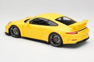 Porsche 911 991 GT3 Racing Kollane & Hõbedased Veljed Minichamps 1:18 110062722 Metall - pilt 7/8