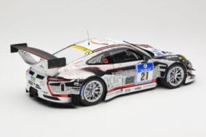 Porsche 911 991.1 GT3 R #21 WTM Racing J. Stursberg / V. Krumbach 24h Nurburgring 2016 Minichamps 1:18 155166021 Metall - pilt 2/6