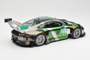 Porsche 911 991.1 GT3 R #540 Black Swan Racing P. Long / T. Pilgrim 24h Daytona 2016 Minichamps 1:18 155166540 Metall - pilt 2/6