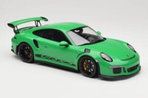 Porsche 911 991.1 GT3 RS Roheline Mustad Veljed Minichamps 1:18 153066228 Metall - pilt 4/6