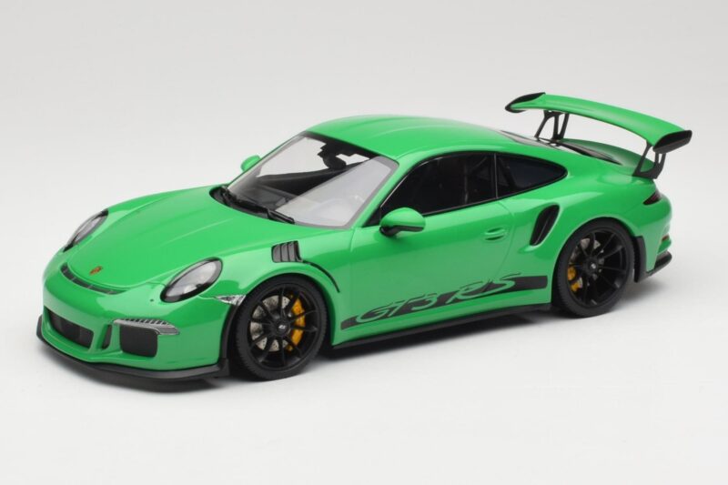 Porsche 911 991.1 GT3 RS Roheline Mustad Veljed Minichamps 1:18 153066228 Metall