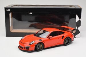 Porsche 911 991.1 GT3 RS Lava Orange Minichamps 1:18 155066220 Metall - pilt 6/6