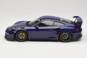 Porsche 911 991.1 GT3 RS Ultraviolet Minichamps 1:18 155066221 Metall - pilt 3/6