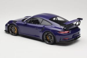 Porsche 911 991.1 GT3 RS Ultraviolet Minichamps 1:18 155066221 Metall - pilt 5/6