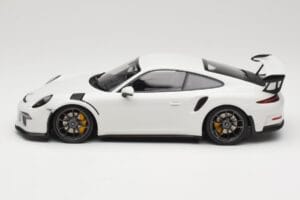 Porsche 911 991.1 GT3 RS Valge Mustad Veljed Minichamps 1:18 153066224 Metall - pilt 3/6