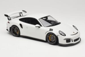 Porsche 911 991.1 GT3 RS Valge Mustad Veljed Minichamps 1:18 153066224 Metall - pilt 4/6