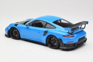 Porsche 911 991.2 GT2 RS Sinine Mustade Velgedega Minichamps 1:18 155068308 Metall - pilt 5/6
