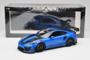 Porsche 911 991.2 GT2 RS MR Racing Sinine Minichamps 1:18 MR-911-GT2RS-1806 Metall - pilt 6/6