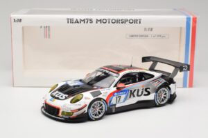 Porsche 911 991.2 GT3 R #17 Kues Team 75 Bernhard M. Christensen / K. Cairoli 24 Hours of Nurburgring 2018 Minichamps 1:18 15 - pilt 6/6