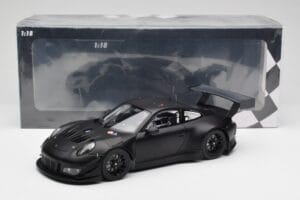 Porsche 911 991.2 GT3 R Matte Black Minichamps 1:18 155186901 Metall - pilt 6/6