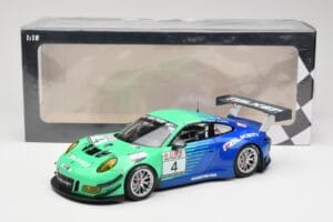 Porsche 911 991.2 GT3 R #4 Falken Motorsports J. Bergmeister / M. Ragginger VLN Westfalenfahrt 2017 Minichamps 1:18 155176904 - pilt 6/6