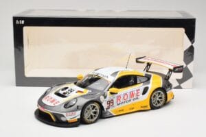 Porsche 911 991.2 GT3 R #99 Rowe Racing D. Olsen / M. Campbell 24 Hours of Spa 2019 Minichamps 1:18 155196099 Metall - pilt 6/6