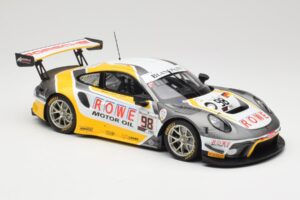 Porsche 911 991.2 GT3 R Rowe Racing #98 N. Muller / R. Dumas / M. Jaminet 24 Hours of Spa 2019 Minichamps 1:18 155196098 Meta - pilt 4/6