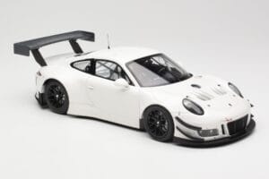 Porsche 911 991.2 GT3 R Valge Mustade Velgedega Minichamps 1:18 155186900 Metall - pilt 4/6