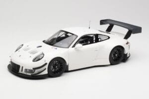 Porsche 911 991.2 GT3 R Valge Mustade Velgedega Minichamps 1:18 155186900 Metall