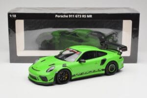 Porsche 911 991.2 GT3 RS Manthey Racing Racing Roheline Minichamps 1:18 MR-911-GT3RS-1802 Metall - pilt 6/6