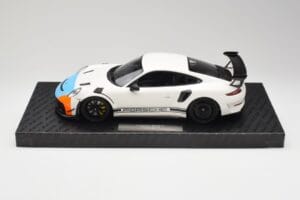 Porsche 911 991.2 GT3 RS Manthey Racing Valge & Sinine & Oranž Minichamps 1:18 MR-911-GT3RS-1805 Metall
