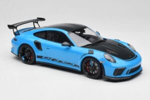 Porsche 911 991.2 GT3 RS Miami Sinine Weissach Package & Mustad Magneesiumrattad Minichamps 1:18 153068231 Metall - pilt 4/6