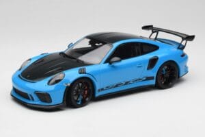 Porsche 911 991.2 GT3 RS Miami Sinine Weissach Package & Mustad Magneesiumrattad Minichamps 1:18 153068231 Metall