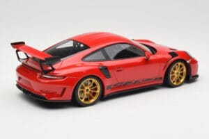 Porsche 911 991.2 GT3 RS Punane Kuldiste Velgedega Minichamps 1:18 155068220 Metall - pilt 2/6