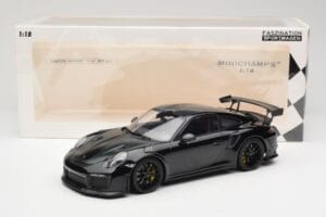 Porsche 911 991.2 GT3 RS Weissach Package Must Mustade Velgedega Minichamps 1:18 153068321 Metall - pilt 6/6