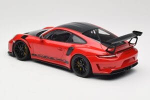 Porsche 911 991.2 GT3 RS Weissach Package Guards Red Mustad Veljed Minichamps 1:18 153068223 Metall - pilt 5/6
