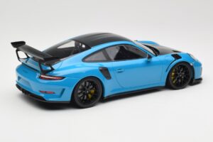 Porsche 911 991.2 GT3 RS Weissach Package Shark Blue Mustad Magneesium Veljed Minichamps 1:18 153068224 Metall - pilt 2/6