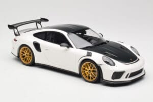 Porsche 911 991.2 GT3 RS Weissach Package Valge Kuldsed Magneesium Veljed Minichamps 1:18 153068238 Metall - pilt 4/6