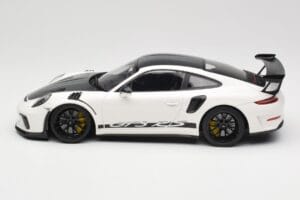 Porsche 911 991.2 GT3 RS Weissach Package Valge Wording Mustad Magneesium Veljed Minichamps 1:18 153068225 Metall - pilt 3/6