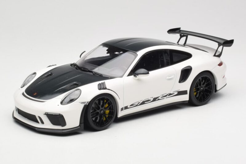 Porsche 911 991.2 GT3 RS Weissach Package Valge Wording Mustad Magneesium Veljed Minichamps 1:18 153068225 Metall