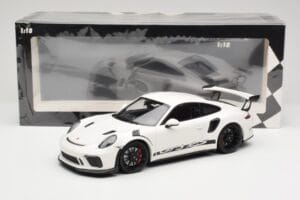 Porsche 911 991.2 GT3 RS Valge Mustade Velgedega Minichamps 1:18 155068224 Metall - pilt 6/6