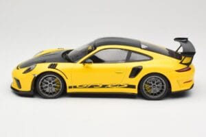 Porsche 911 991.2 GT3 RS Kollane Weissach Package Platinum Wheels Minichamps 1:18 155068221 Metall - pilt 3/6