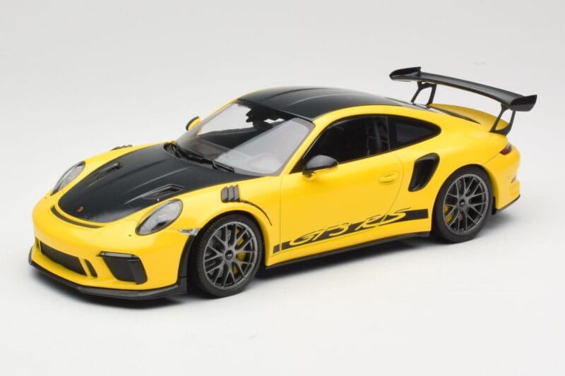 Porsche 911 991.2 GT3 RS Kollane Weissach Package Platinum Wheels Minichamps 1:18 155068221 Metall