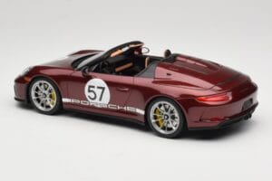 Porsche 911 991.2 Speedster Heritage Edition Cherry Metallic GT Spirit 1:18 GT929 Vaik - pilt 5/6