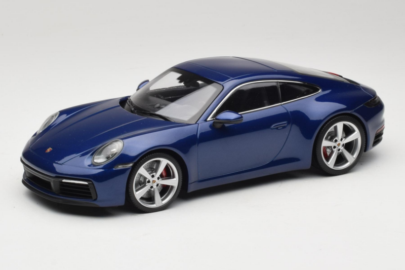 Porsche 911 992 Carrera 4S Blue Metallic Minichamps 1:18 153067327 Metall