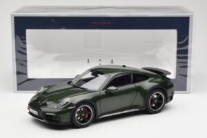 Porsche 911 992 Dakar Oak Roheline Metallik Norev 1:18 187241 Metall - pilt 9/9