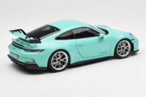 Porsche 911 992 GT3 Mint Roheline Norev 1:18 187316 Metall - pilt 3/8