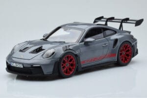 Porsche 911 992 GT3 RS Arctic Hall Pyro Punane Norev 1:18 187350 Metall