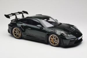 Porsche 911 992 GT3 RS Jet Green Metallic Black Norev 1:12 127532 Metall - pilt 4/6