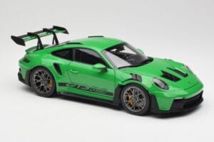 Porsche 911 992 GT3 RS Python Roheline Norev 1:18 WAP0212820RGT3 Metall - pilt 6/8